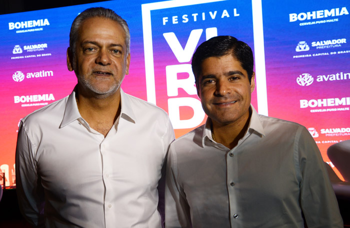 Isaac Edington presidente da Saltur, e ACM Neto, prefeito de Salvador